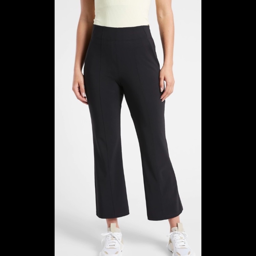 Athleta Cosmo Kick Flare Black Pants Size 26W